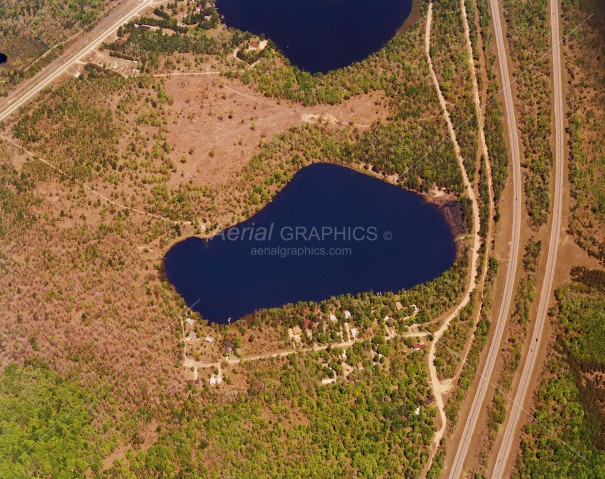 Blue Gill Lake in Crawford County, Michigan